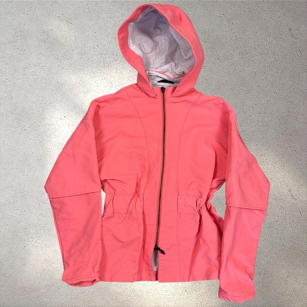 Opening Ceremony Peplum Rain Windbreaker Soft‎ Shell Jacket Coat Sz L
